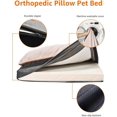 thumbnail image 4 of Dog Bed with Cooling Gel Memory Foam PressureRelief Support for Dogs up to lbs Bottom Machine Washable Cover Large Sized (x &#) Grey, 4 of 10