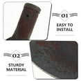 thumbnail image 4 of CTIRCHIU Metal Detecting Iron Ladle Scoop Black Round Drain Sludge Removal Construction Sites 1Pcs, 4 of 7