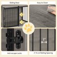 thumbnail image 6 of Hzuaneri Furniture Style Dog Crate, Dog Kennels, Greige and Black DFC02305B, 6 of 8