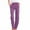 Purple, variant on Lenago Pants for Women Solid Color Long Pants Fashion Elastic Waist Drawstring Women's Pants Straight Leg Pants Loose Comfy Sports Casual Full Length Pants With Pockets Trousers Jogger Pant