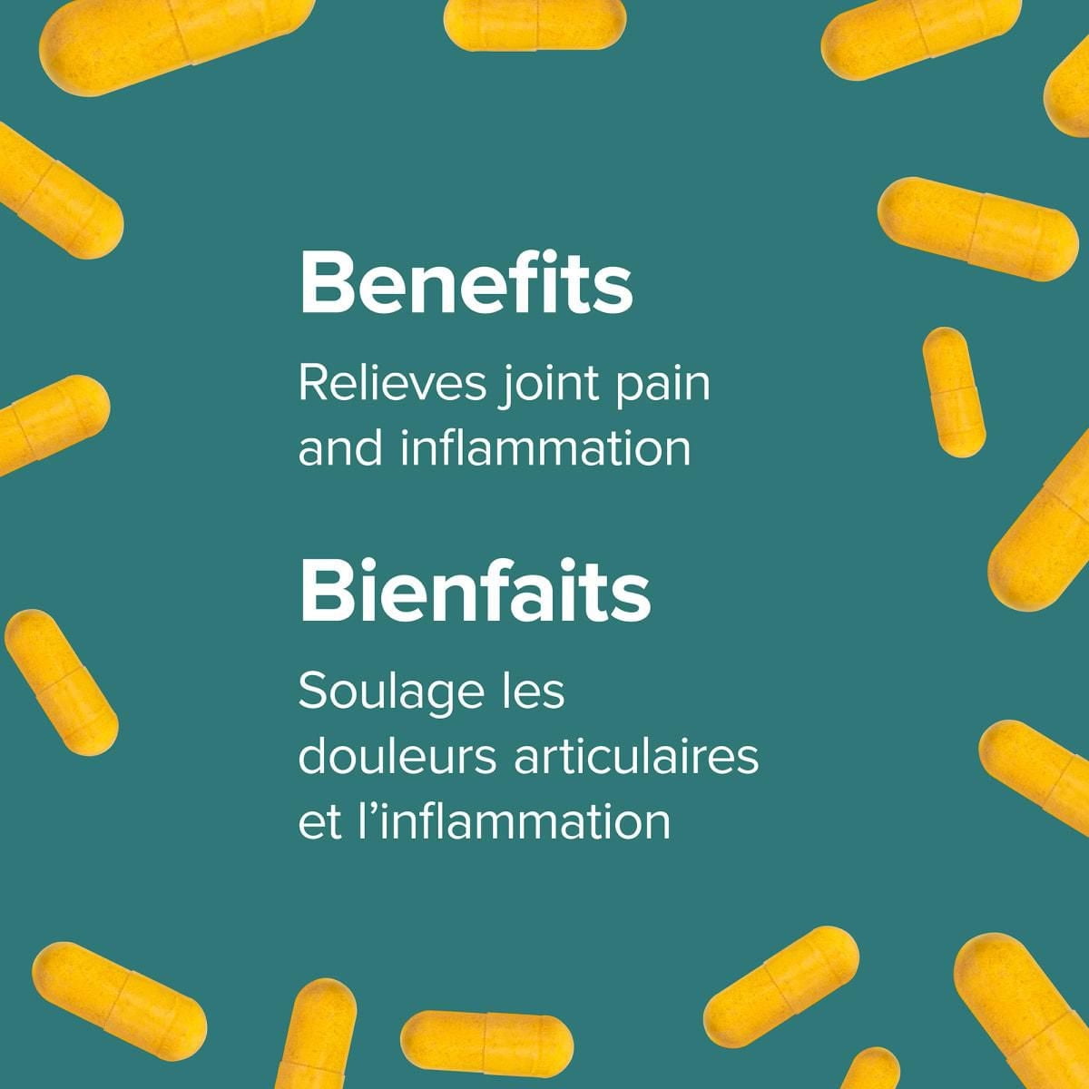 Curcumine de curcuma à absorption élevée  avec poivre noir  8 000 mg (plante brute) 60 capsules végétariennes