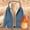 Navy, variant on Mens Fleece Jacket Solid Hoodies Zip-up Arctic Fleece Sweatshirt Jacket with Pockets Warmth Loose Long Sleeve Coat with Pocket and Drawstring 2025 Winter Clothes