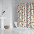 thumbnail image 2 of Pioneer Flower Floral Print Pattern Shower Curtain 72"x72" ,Bathroom Decorative Shower Curtains Set with 12 Hooks,Modern Waterproof Washable Shower Curtain, 2 of 6