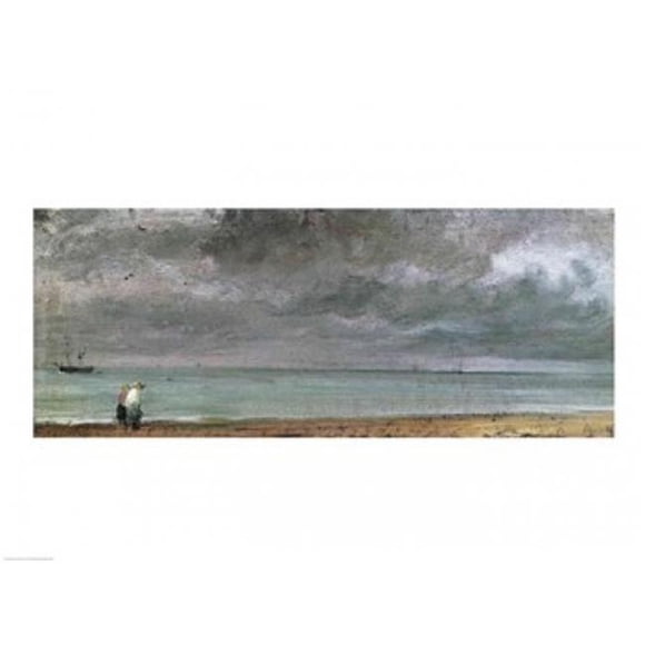 Posterazzi BALBAL4283LARGE Brighton Beach Poster Print by John Constable - 36 x 24 in. - Large