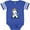 Football Blue and White, variant on Inktastic Westie Fishing Buddy Boys or Girls Baby Bodysuit
