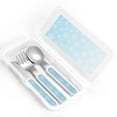 thumbnail image 4 of Easygdp Snowflake Snowing 3-Piece Flatware Set Kids Silverware, Stainless Steel Toddler Kids Utensils Safe for Preschooler Children, 4 of 8