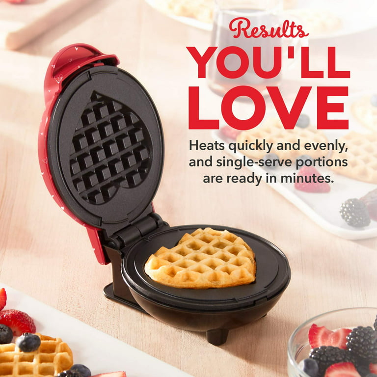 Dash DMWS100SP Machine for Individual, Paninis, Hash Browns, Other Mini Waffle Maker, 4 inch, Black Skull