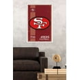 thumbnail image 2 of NFL San Francisco 49ers - Retro Logo 14 Wall Poster, 22.375" x 34", Framed, 2 of 2