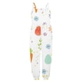 thumbnail image 5 of YUEHUA Toddler Kids Girls Summer Easter Romper Trendy Cute Flowers Print Suspenders Jumpsuit Overalls Bell Bottom Pants Baby Clothes, 5 of 5