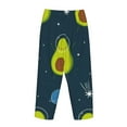 thumbnail image 5 of Sigee Avocado in Space Print Women's Soft Pajama Pants - Breathable and Comfortable Lounge Sleep Bottoms with Elastic Waistband and Pockets-Small, 5 of 9