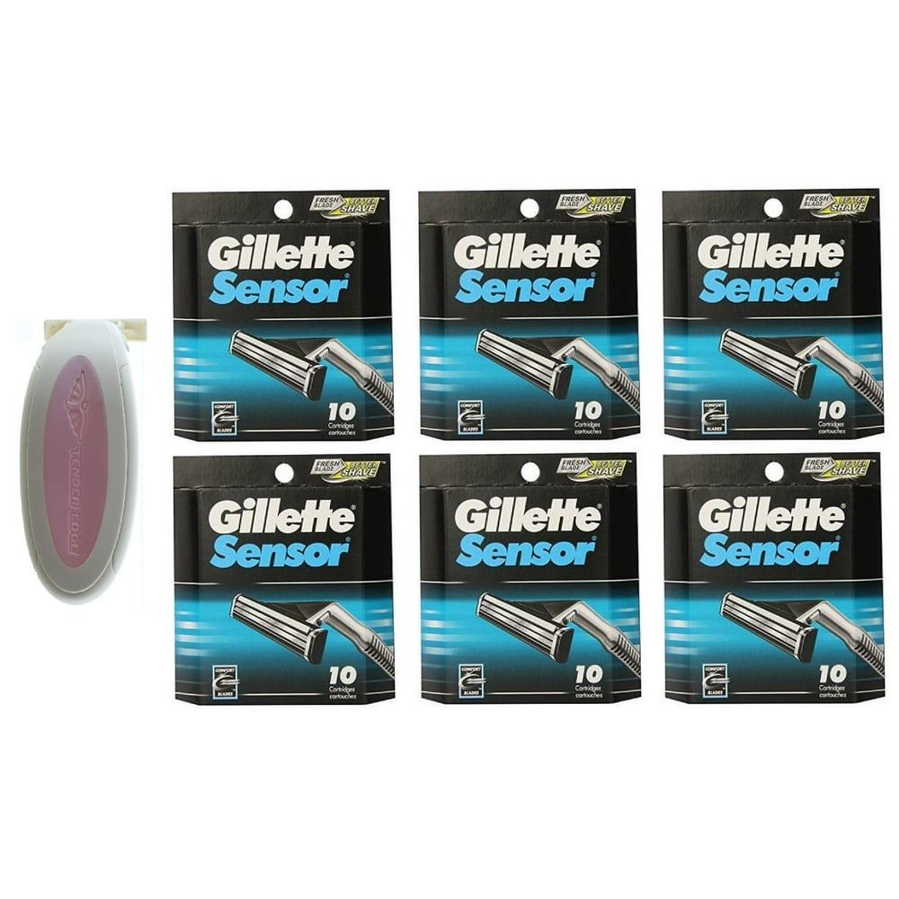 Sensor Excel Women's Compatible Razor (Pink) + Gillette Sensor Razor