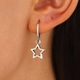 thumbnail image 4 of Trendy Adjustable Star Earrings Five Pointed Star Dangle Earrings Pentagrams Ear Pendants Punk Accessory for Women Girl, 4 of 4