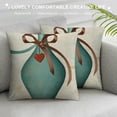 thumbnail image 3 of Qinduosi  Easter Pillow Covers  Inch,Polka Dot Heart Bunny Decorative Throw Pillows,Colorful Bow Rabbit Cushion Case Spring Decoration for Sofa Couch, 3 of 5