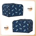 thumbnail image 3 of Rateoe Space Dinosaur Pattern Toaster Covers 4 Slice Wide Slot,Bread Machine Cover,Bread Dust Cover & Fingerprint Protection,Appliance Covers, 3 of 6
