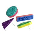 thumbnail image 1 of Racket Noisemakers Beistle Multicolor Paquete de 4, 1 of 5