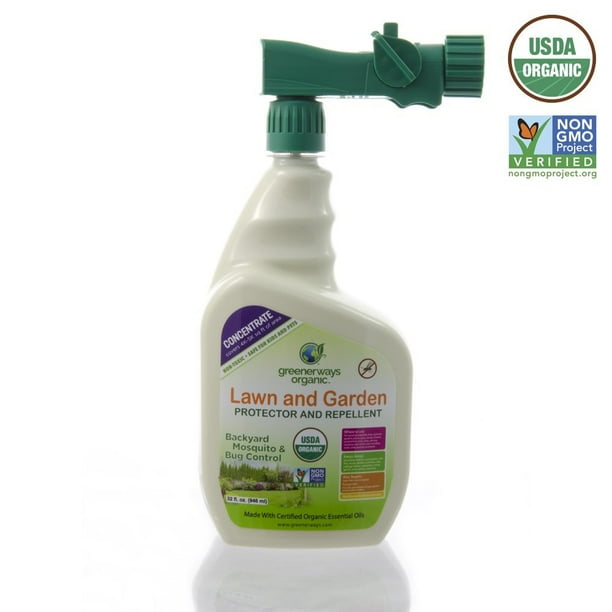 Greenerways Organic Insecticide, Backyard Insect Repellent, Natural