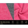 thumbnail image 3 of Little Donkey Andy Women's Lightweight Recycled Polar Fleece Hiking Jacket Full Zip Thermal Ski Travel Outerwear Rose Heather XS, 3 of 7