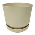 thumbnail image 1 of Maceta Edenika Formec con Plato 8 Pulgadas Ivory, 1 of 3