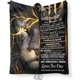 thumbnail image 1 of LHSHID to My Dad from Son Daughter Flannel Blankets for Dad Flannel Fleece Blankets Father's Day Birthday Gifts Home Bed Sofa Travel Warm Fuzzy Flannel, 1 of 6
