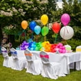 thumbnail image 7 of 60 Pieces Mexican Theme Stretch Chair Sashes Dining Spandex Chair Sashes Bands with Buckle for Wedding Event Fiesta Party Favor Ceremony Reception Banquet Mardi Gras Decoration (Solid), 7 of 7