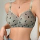 thumbnail image 2 of Brasier sin Varillas Mujer Lencería Estampada para Niñas con Sujetador Holgado sin Aros de Acero y Fruncido Pequeño Extra Grande, 2 of 7