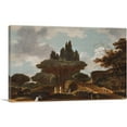 thumbnail image 1 of ARTCANVAS Italian Landscape With Stairs Canvas Art Print by Jean-Honore Fragonard - Size: 40" x 26" (1.50" Deep), 1 of 9