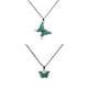 thumbnail image 1 of Collar Emoción jinwen Colgante de Mariposa 2 Piezas Cambio de Color, 1 of 8