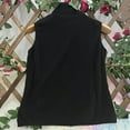 thumbnail image 5 of Htigea Women's Fleece Vest Soft Comfy Sleeveless Jacket Full Zip Up Gilet Coats with Pockets Black XXXXL, 5 of 5
