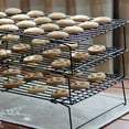 thumbnail image 4 of Justharion 3 Tier Baking Cooling Rack Stackable Non-Stick Cookie Stand Carbon Steel Cake Biscuit Bakeware Kitchen Food Storage Rack Tool, 4 of 6