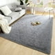 thumbnail image 2 of Alfombra Merelax Soft Modern Shaggy de 150 x 240 cm, color gris, 2 of 9