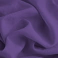 thumbnail image 6 of D.N.G. BEDDINGS Luxurious 5 Piece Double Ruffle Duvet Cover With Zipper Closure, 100% Egyptian Cotton, 800 Thread Cotton Oversized Super King Purple Solid, 6 of 6