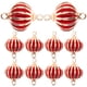 thumbnail image 1 of Juego de 10 colgantes para pendientes, diseño de farolillo rojo de estilo chino, suministros para hacer joyas para el hogar (rojo, 8 mm), 1 of 7