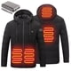 thumbnail image 1 of Sexy Dance Men Warm Coat Electric Thermal Coat Jacket Winter Hooded Outwear Calentamiento al aire libre Chaquetas cálidas con paquete de batería de 10000mAh, 1 of 10