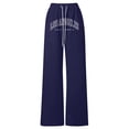 thumbnail image 3 of WOYY Girls Letter Print Baggy Sweatpants Straight Leg Athletic Pants, Sizes 10-11, 3 of 3