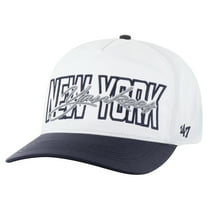 Men's '47 White New York Yankees Lineman Hitch Adjustable Hat