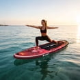 thumbnail image 4 of AISUNSS 11 ft Inflatable Stand up Paddle Board, Complete SUP Accessories, Wide Non-Slip Deck Design for Adults & Teenagers, 4 of 10