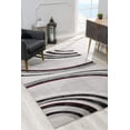 thumbnail image 3 of 5â€™ x 8â€™ Gray Modern Geometric Area Rug, 3 of 5