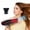 Red, variant on Hair Dryer Style & Shine Natural Crystal Collection, Ionic & Hematite-Infused Ceramic Technology, 110V Hairdryer, 5 Heat Settings, Blow Dryer with Concentrator Attachment