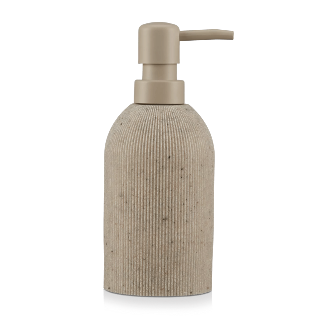 Bouclair Beige Resin Soap Dispenser