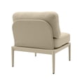 thumbnail image 4 of Kapri Taupe Modular Outdoor Armless Chair, 4 of 5