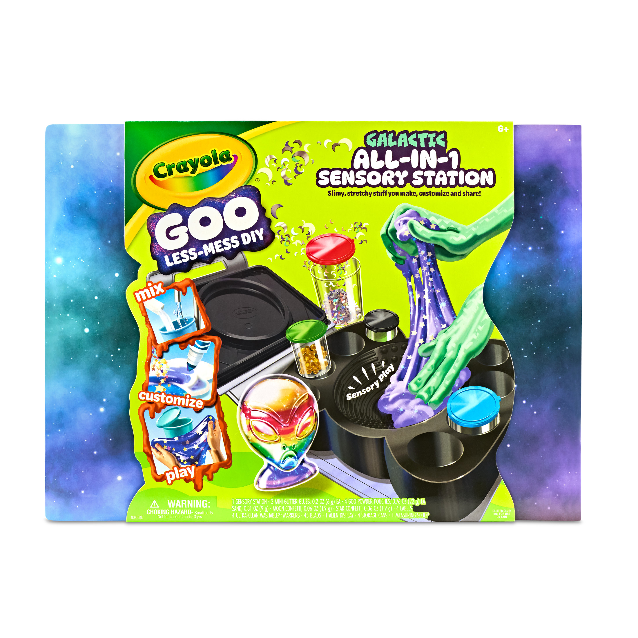 Crayola Goo Galactic All-in-1 Sensory Station Kit photo 2