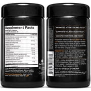 ONNIT Alpha BRAIN® Black Label Nootropic Focus Supplement, 80 Capsules
