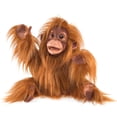 thumbnail image 1 of Marioneta de mano Folkmanis Baby Orangutan Naranja-Marrón, 1 of 3