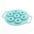 thumbnail image 4 of 7-Cavity Cake Mold Food Grade Nonstick High Temperature Donut Baking Pan Easy Grip Double Handle Easy Clean Oven Safe for Muffins Pastries, 4 of 5