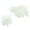 White, variant on 10-Pack Christmas Tree Decorative Ornaments Artificial Glitter Powder Flowers Pale Blue