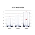 thumbnail image 3 of WGV Clear Square Glass Block Vase - 6" Wide x 20" Height, Good quality, Heavy Weighted Base - 1 Pc, 3 of 7