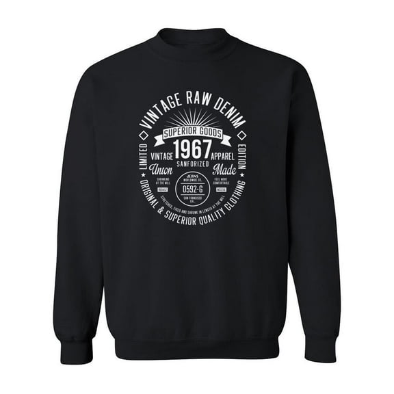 Vintage Apparel '67 Sweatshirt Men -Image by Shutterstock, Male XX-Large