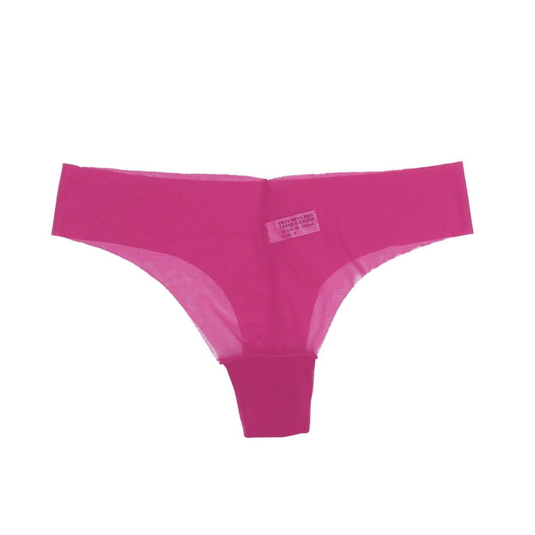 UoCefik G String Thongs for Women T Back Panties 特性 Low Rise Low Rise Thong  Underwear Hot Pink S