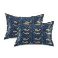 thumbnail image 3 of Ryvnso Satin Pillowcase Anchor Whales Pillow Cases Standard Size 26x20in, 3 of 6