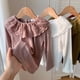 thumbnail image 5 of Blusa de primavera para niños, camisa básica con dobladillo con volantes y cuello de muñeca para niñas, camiseta de manga larga, ropa para niños con capa interior de moda, 5 of 6